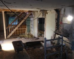 Hus under renovering
